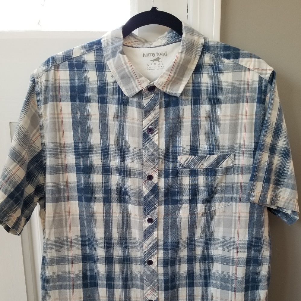Horny Toad Men's short sleeve shirt size Large